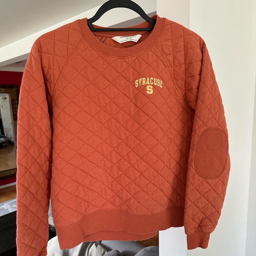 Syracuse University College boxercraft quilted sweatshirt